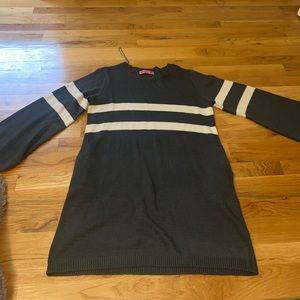 Grey Almost Pink Sweater Dress w/ Pockets